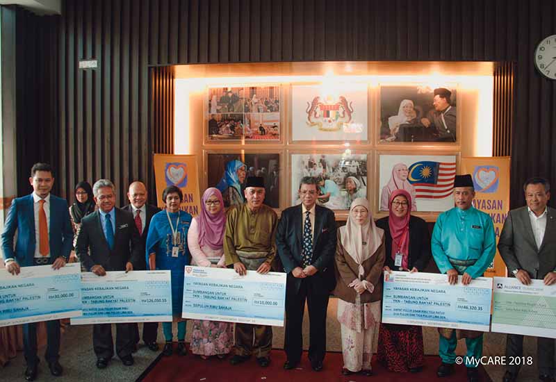 MyCARE terima RM100,000 dari Yayasan Kebajikan Negara  MyCARE