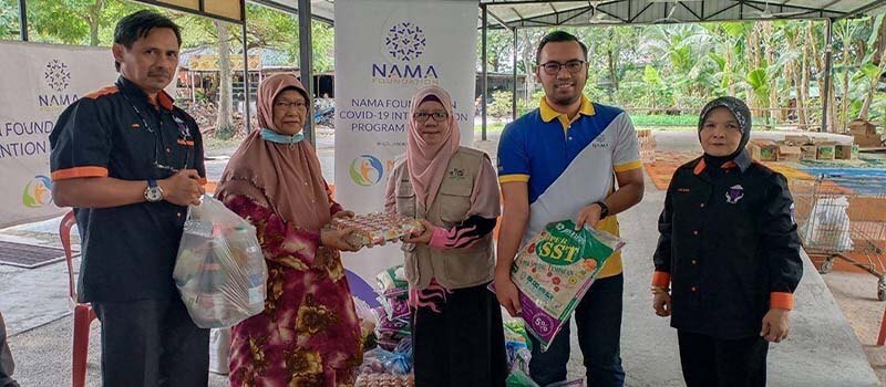 Bantuan bekalan makanan di PPR Hiliran Ampang [NAMAxMyCARE 